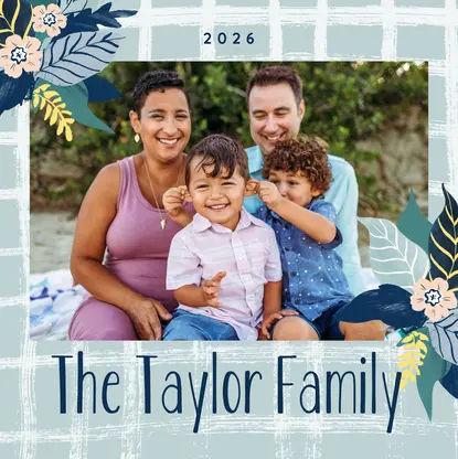 Floral Family Year in Review Photo Book by Hallmark