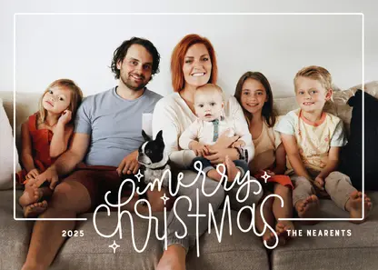 Merry Christmas Frame by Rad and Happy