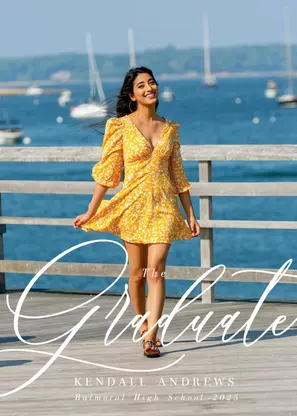 Elegant Scripted Graduate 