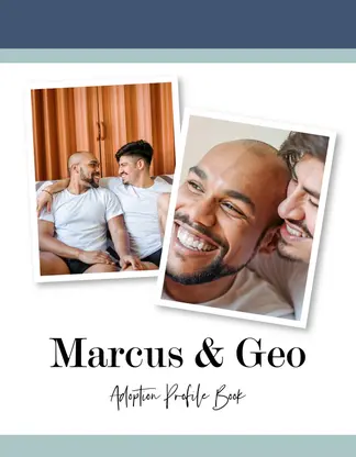 Colorful Adoption Profile Book