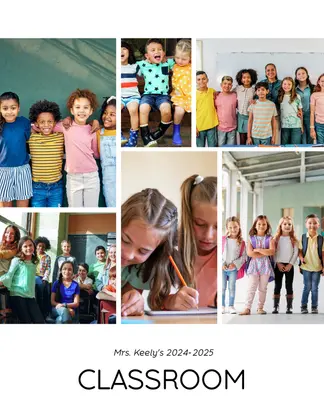 Simple Elementary Classroom Yearbook