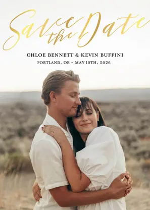 Elegant Save the Date Script