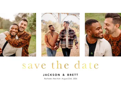 Simple and Elegant Save the Date 