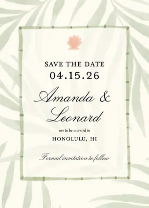 Tropical Destination Wedding Collection