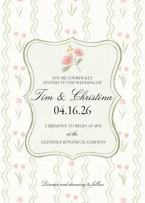 Garden Party Wedding Collection