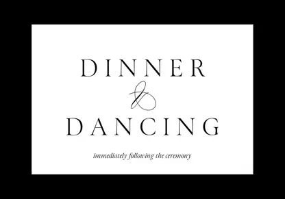 Elegant Black and White Wedding Collection