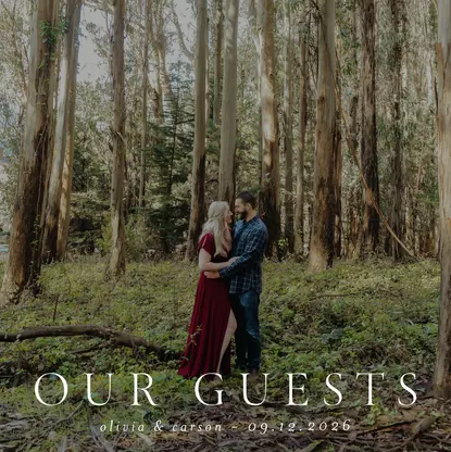 Elegant Wedding Guest Book Elegant Wedding Guest Book