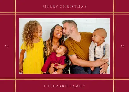 Minimalist Plaid Foil