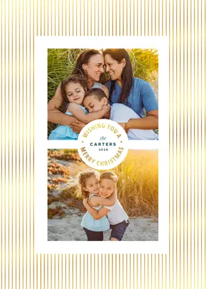 Minimalist Foil Stripes