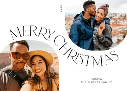 Wave Type Merry Christmas