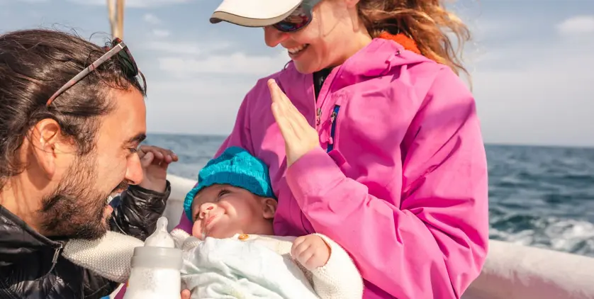 Mom and Dad with Baby