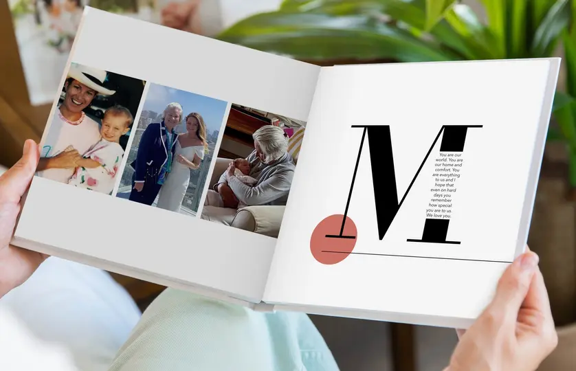 photo book mothers day picture idea