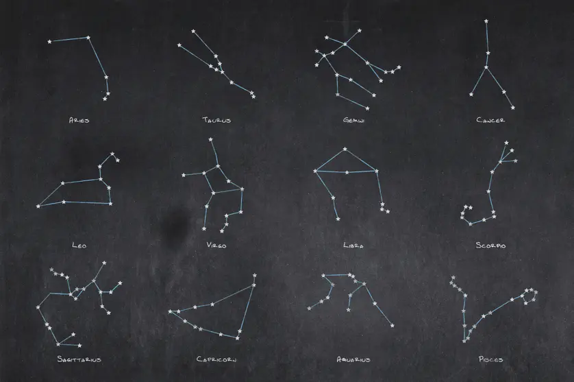 a photo of the constellations