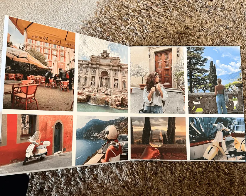 image of a physical photo book